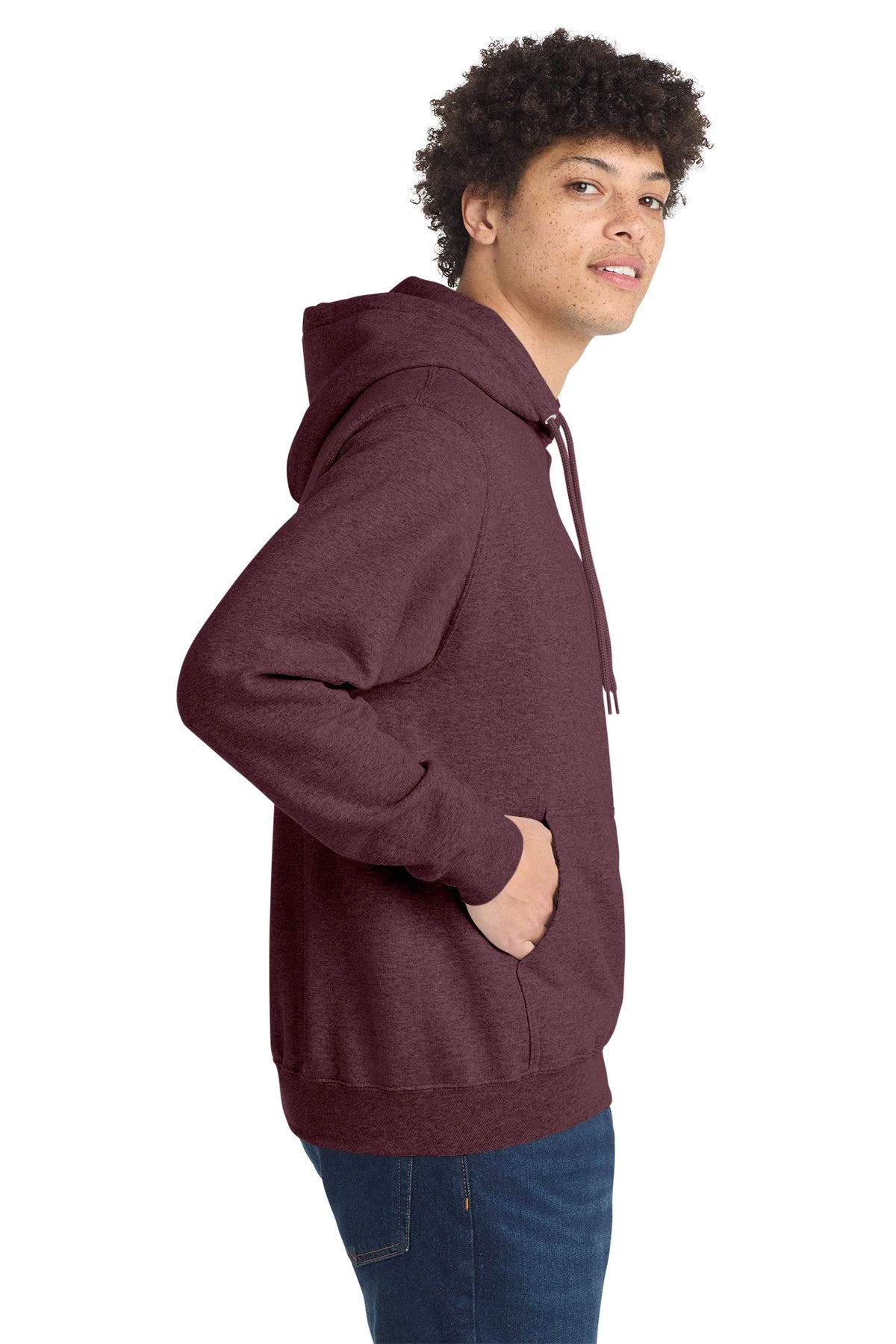 Heather Athletic Maroon