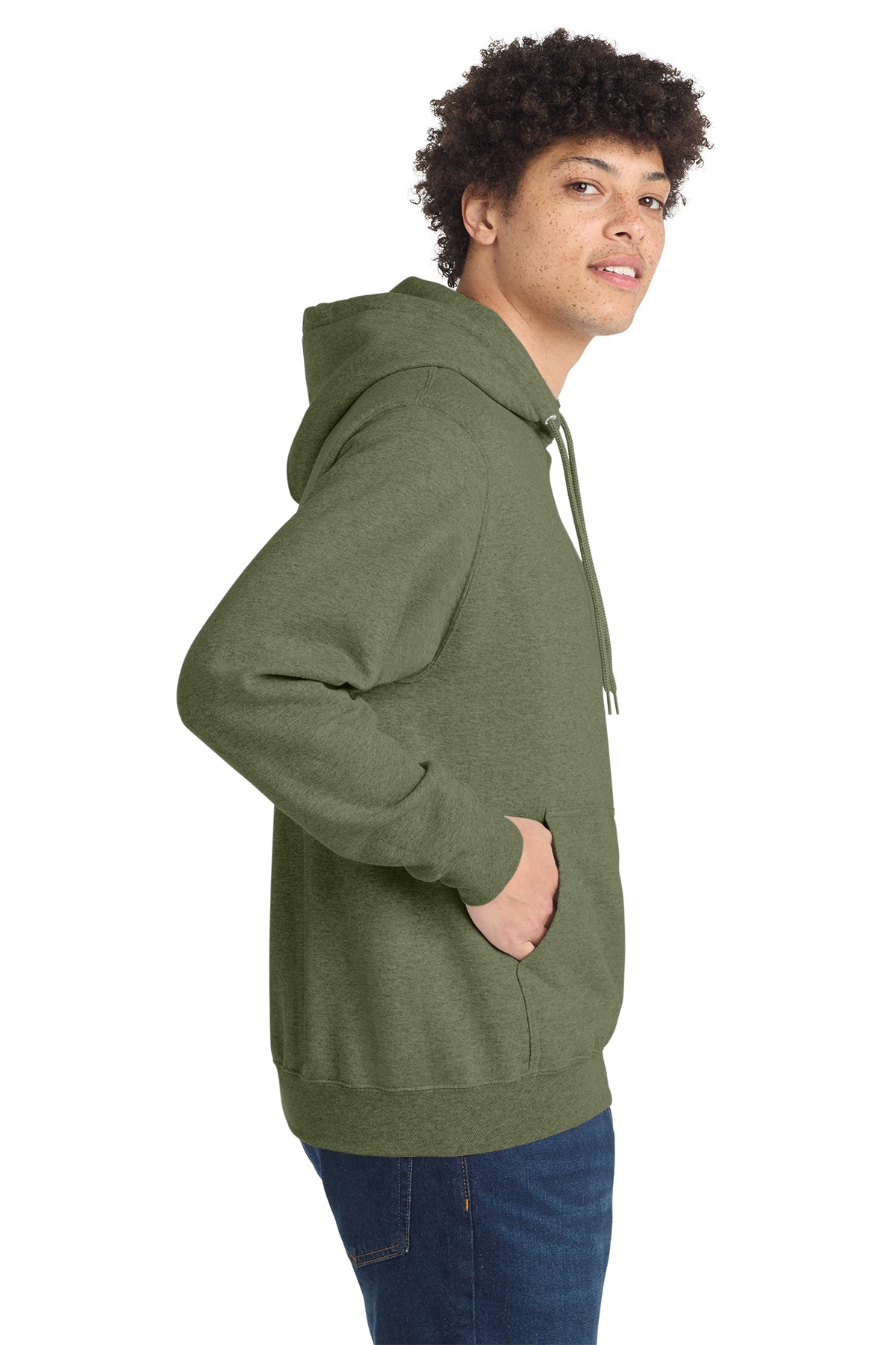 Olive Drab Green Heather