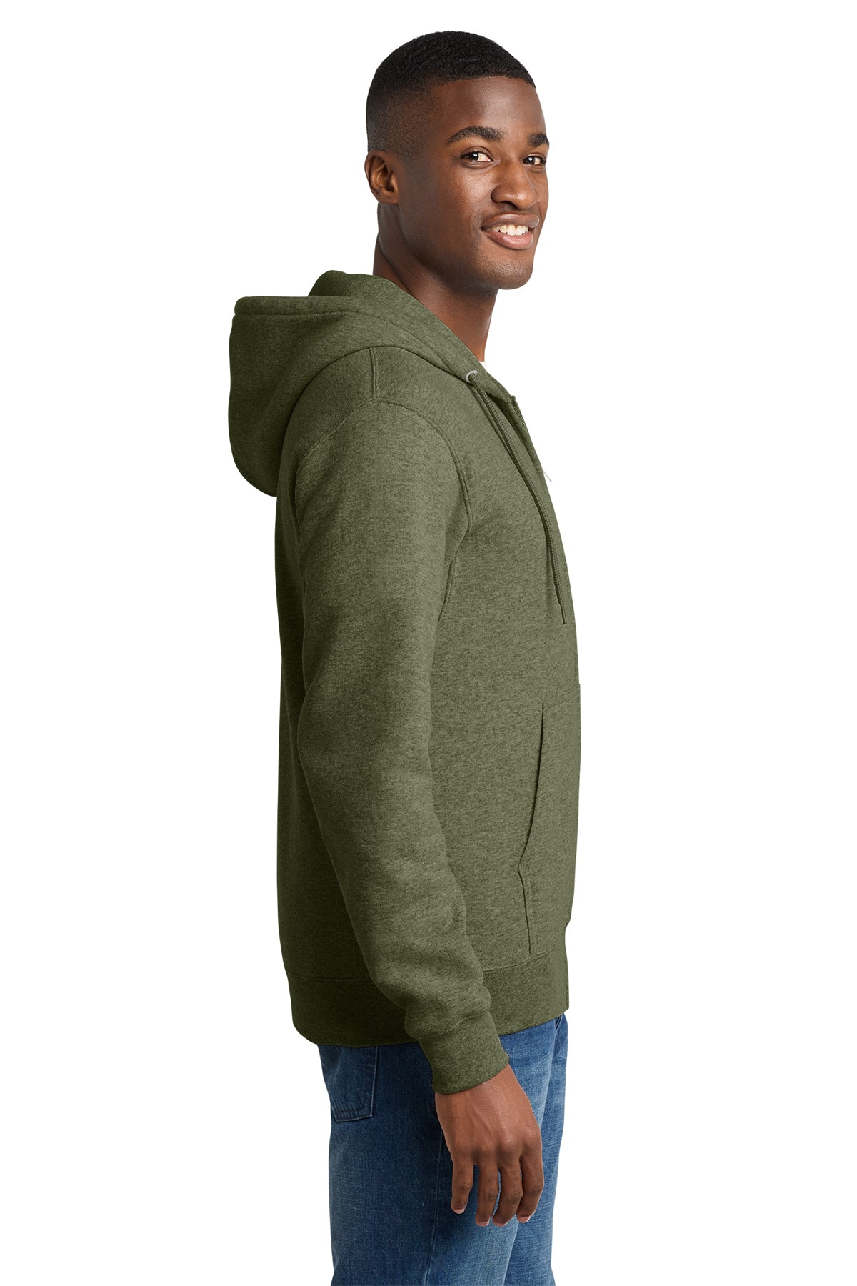 Olive Drab Green Heather