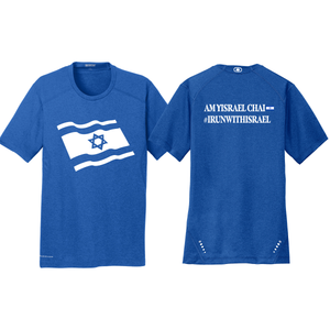Stand-With-Israel-Workout-Running-Shirt---OGIO®-Pulse-Crew-Short-Sleeve-(men's/unisex)