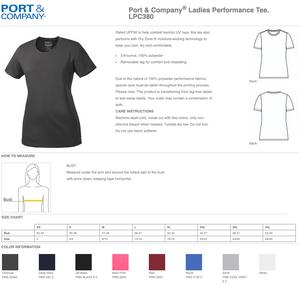 Stand-With-Israel-Workout-Running-Shirt---Port-&-Company®-Ladies-Performance-Tee